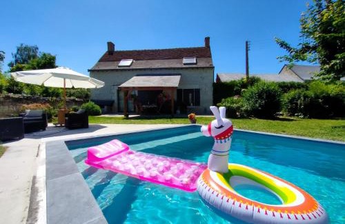 Sainte-Maure-de-Touraine House | Gîte Les Raudières 3 étoiles - Piscine et Spa