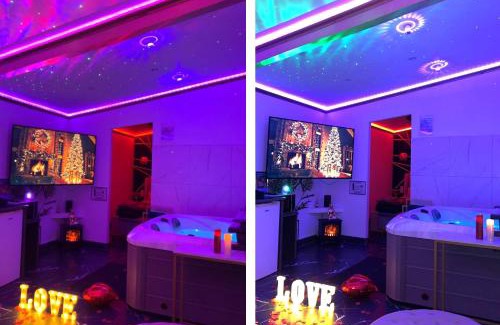 Champigneulles Apartment | GALAXY SPA - Suite Jupiter Jacuzzi Privatif