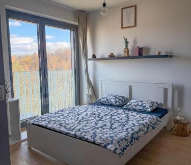 Prague 3 Apartment | Garden Towers Apartment in Prague Center