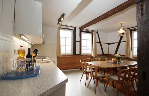 Rosenthal Apartment | Get-together in Fewo Holunder; celebrations with family and friends