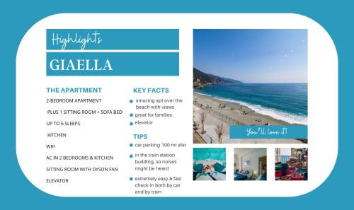 Cinque Terre Apartment | Giaella Sea View Apartment