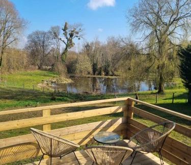 Saint-Josse Apartment | Gite Familial 6 personnes au coeur de la nature - Lit KING SIZE - Vue sur étang à 10mn du TOUQUET