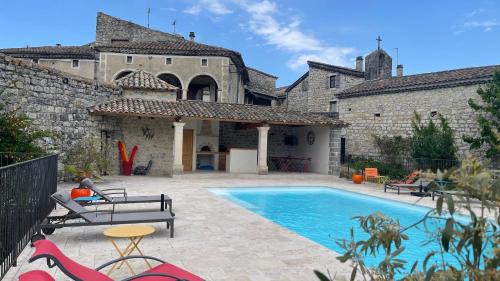 Saint-Maurice-d'Ibie House | Gite les Oliviers - Le Domaine du Viticulteur - St Maurice d Ibie