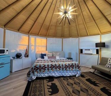 Valley Center House | Glamping-Sky Dome Yurt-Tiny House-2 modern composting toilet