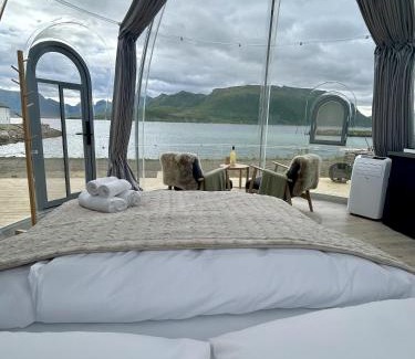 Andoy Other | Glass domes at Arctic Ocean Lodge