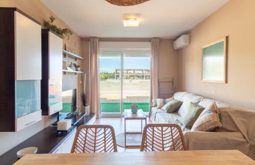 Playa de Almarda Apartment | Global Properties, Planta baja con piscina en Almenara