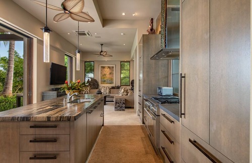 Kaupulehu House | Gorgeous Luxury Estate Home at Hualalai Resort -Ocean and Golf Course Views- Private Pool and Spa