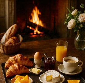 Isigny-le-Buat Bed & Breakfast | Halte pro ou romantique au Chateau isigny, salon particulier & confort au coin du feu