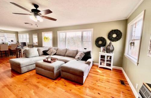 Mill Spring House | Harmony House - cozy, private mountain home, with firepit and pool table, located 10 minutes from Tryon Equestrian Center, Lake Lure, Local Wineries, and wedding venues