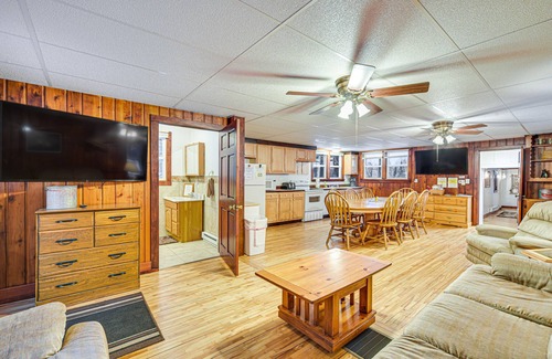 New Post House | Hayward Retreat on the Chippewa Flowage w/Dock!