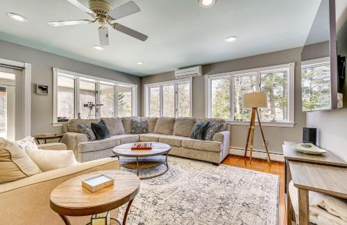 Ludlow House | Heated Saltwater Pool Riverfront Home in Ludlow