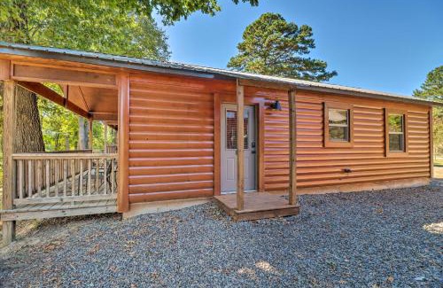 Swinging Bridge Village House | Heber Springs Cabin with Deck and River Views!