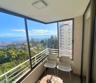 Vina del Mar Apartment | Hermoso departamento con vista al mar & piscina