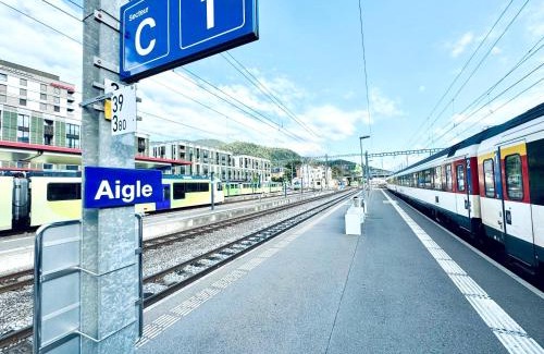 Aigle Apartment | Historic House near Montreux, Leysin and Villars