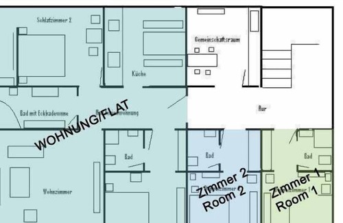 Schulenberg im Oberharz Apartment | Holiday apartment Schulenberg for 1 - 6 persons with 2 bedrooms - Holiday apartment in one or multi-