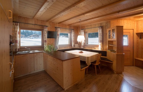 Compaccio House | Holiday Home "Almhütte Tirler Schweige" with Mountain View, Garden & Terrace