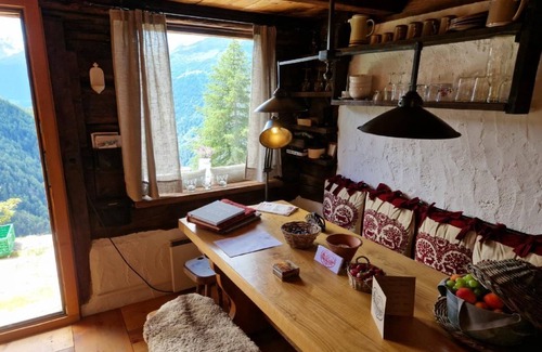 Chandolin Ski Chalet | Holiday house Ayer for 1 - 2 persons with 2 bedrooms - Holiday house
