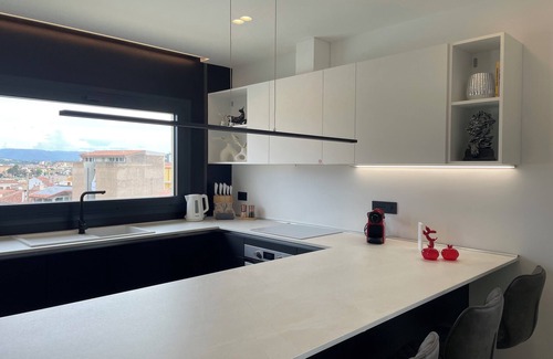 Olbia City Centre Apartment | Holiday Luxury 2BR Penthouse+ Terrace+ Great view+ Parking