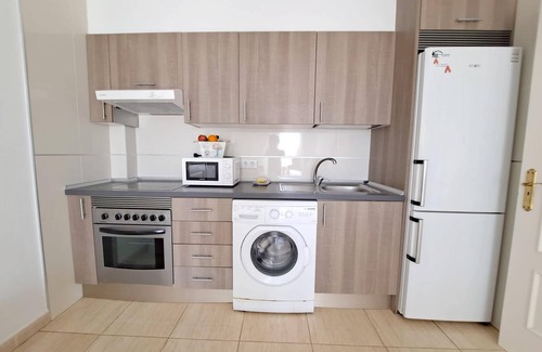 Las Rosas Apartment | Homerez - Nice appartement 1 km away from the beach for 2 ppl. with shared pool