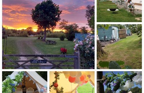 Wadhurst Other | Hopgarden Glamping and camping - Luxury furnished Bell tents & Shepherd huts plus camp field to pitch your own tents