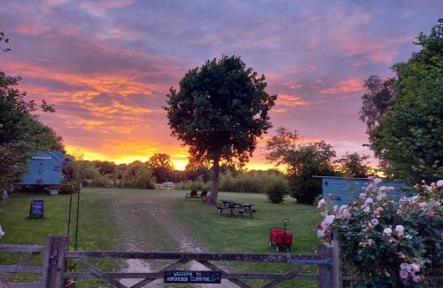 Wadhurst Other | Hopgarden Glamping and camping - Luxury furnished Bell tents & Shepherd huts plus camp field to pitch your own tents