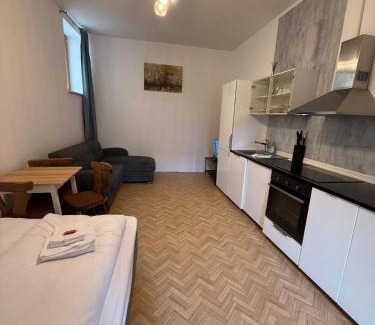 Marktbreit Apartment | Hotelwohnung mit integrierter Küche & Bad