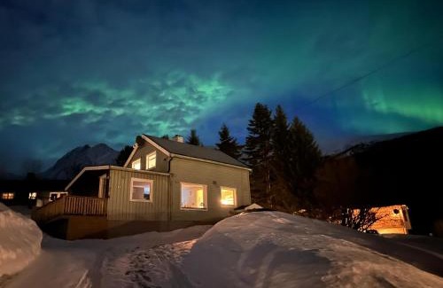 Lyngseidet House | House with garage in central Lyngen