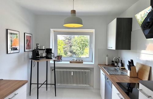 Bad Harzburg Apartment | HyggeLiving | 90m² | View of the greenery I JETTE