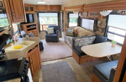 Traverse City House | In town private, cozy RV spot with a great vibe! This is glamping at it’s best!