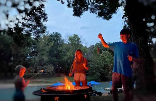 Prairie Lea Other | Incredible Glamping Retreat near Kingsbury, Texas: Luxury Safari Tent on the San Marcos River Perfect for a Family