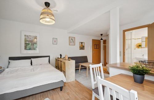 Jena Apartment | Jenapartments Studio - Zentral, Gemütlich, Terrasse