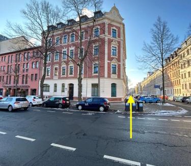 Gohlis-Mitte Apartment | Küche-Siebträgermaschine-Netflix-WIFI-Lage