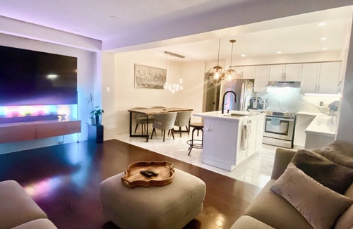 Bradford House | Kick back and relax in this calm, stylish space