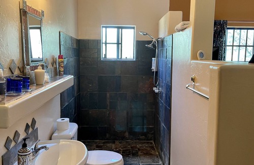 Pearce Bed & Breakfast | King bed room in a beautiful, well-established country inn on 14 forested acres.