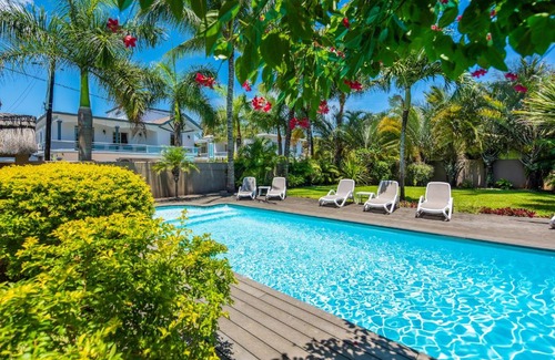 Pointe aux Canonniers Apartment | Kisana Residence - Studio with spacious balcony shared pool garden