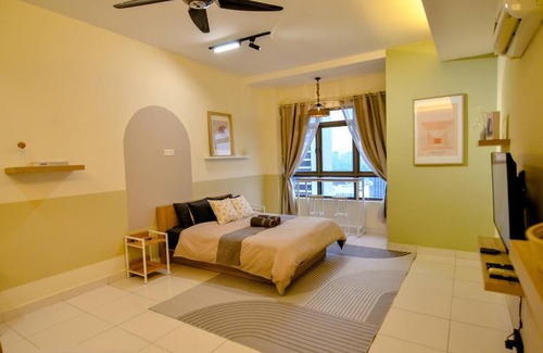 Damansara Perdana Apartment | KL Art Nouveau Suite, MRT, Free Parking, Self Check In
