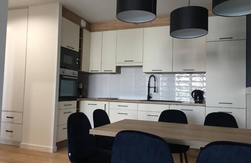 Podgorze Apartment | Kraków City Center Navyblue Luxury Apartment