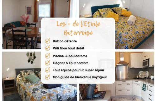 Beziers Apartment | L'Étoile Biterroise - Appartement de Vacances avec Piscine et Parking gratuit à Béziers