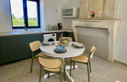 Verac Villa | L'Eperonnette among the vineyard with outdoor pool near St. Emilion and Bordeaux