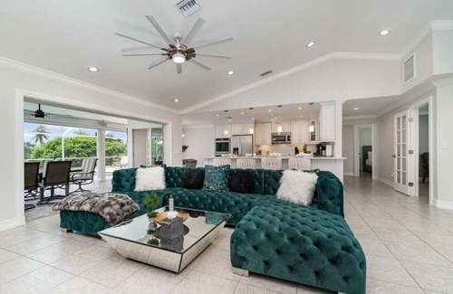 Lochmoor Waterway Estates Villa | La Dolce Vita: Spacious 3BR Villa w/Pool, BBQ, Easy Access to Beaches & Golf