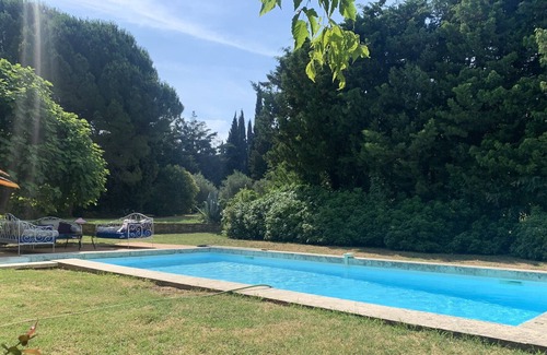 Bagnols-sur-Ceze House | La Filature Magnanerie 6 bedrooms swimming pool private park