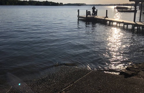 Lakeland House | Lake Front Home with Private Boat dock, Swimming Pier!