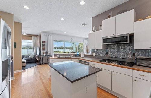 Odessa House | Lakefront Home with Private Pool and Hot Tub
