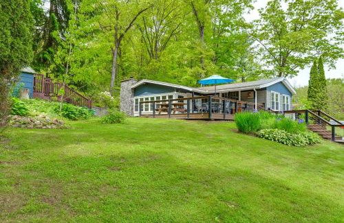 Town of Catharine House | Lakefront Home with Private Dock in Alpine!