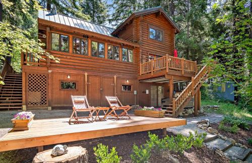 Cle Elum House | Lakefront Log Cabin with Hot Tub, Huge Game Room and Direct Access to Cle Elum Lake