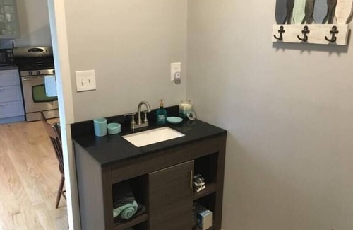 Lakewood Apartment | Lakefront Studio with hardwood floors, pebble beach, and fire pit for memories!