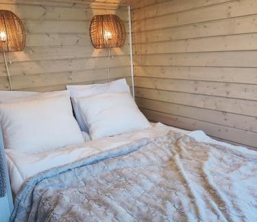 Muonio Ski Chalet | Lapelland Village - Borealis Village with a Nature View, Fireplace, Sauna, Kitchen