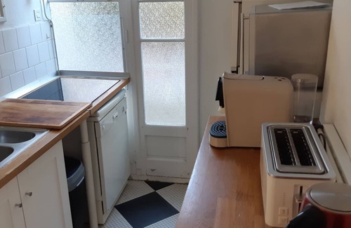 Saint-Cast-le-Guildo Apartment | Large Art Deco duplex in Pen Guen, superb sea view and Saint Cast golf course