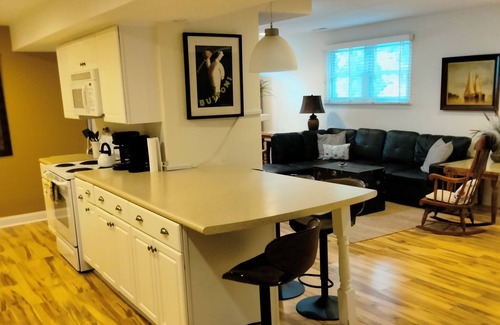 Lewisburg Apartment | Large but cozy apartment, in a private setting. Walking distance to town.