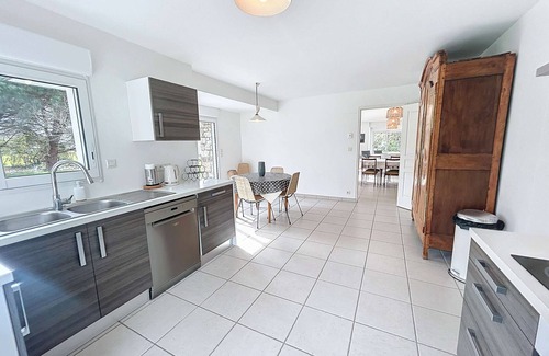 Carolles House | Large Coastal Home: Steps from Carolles Beach, 5 Bedrooms, Sleeps 10, Garden, Parking, Wi-Fi